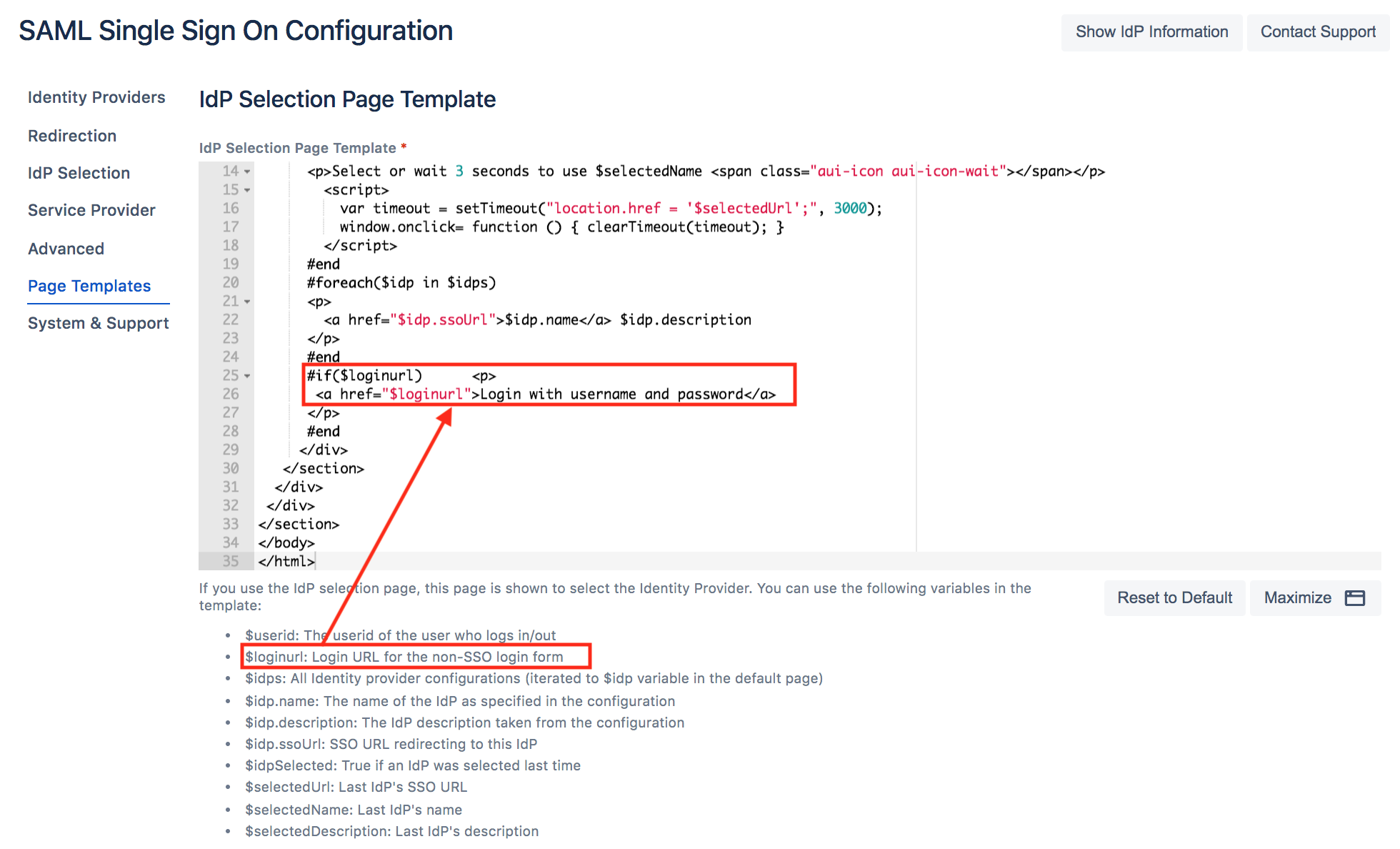 loginurl in template.png